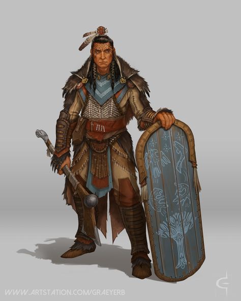 John Howe, Weird West, Native American Warrior, Nordland, Tower Defense, Dungeons And Dragons Characters, Rpg Characters, Fantasy Armor, Fantasy Warrior