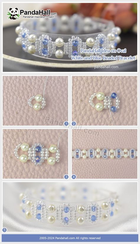 Amazing jewelry，do you like it？All materials can get at PandaHall.>>//EGLA-PH0002-3x2mm-02 X-SEED-G007-RR0160>>//【PandaHall】Register to get $53 coupon in total Exclusive Discount For New Members Order now：http://yly.im/66cc0dbb #pandahall #diy #bracelet #beads #braceletdesign Blue Beaded Bracelets, Diy Jewelry Unique, Diy Bracelet Designs, Diy Bracelets Patterns, Beaded Jewelry Tutorials, Easy Diy Jewelry, Handmade Jewelry Tutorials, Beaded Jewelry Designs, Beaded Bracelet Patterns