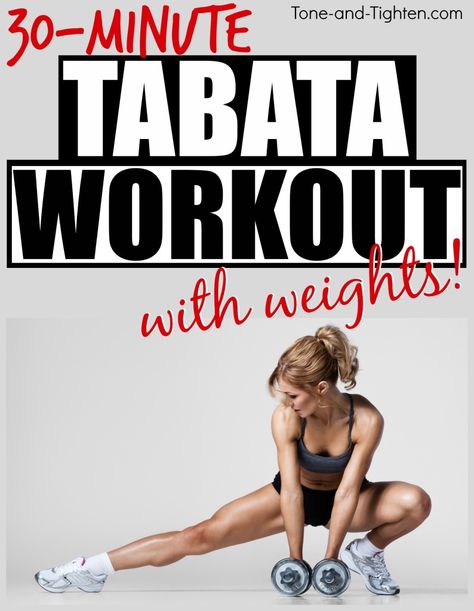 Workout With Weights, Tabata Workout, Personal Training Studio, Hiit Workout At Home, Tabata Workouts, High Intensity Interval Training, Motivation Fitness, Dumbbell Workout, Interval Training