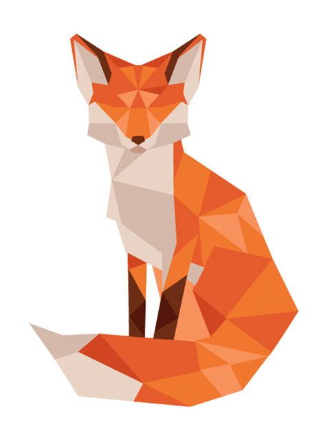 Visit the post for more. Poly Animals, Fox Wallpaper, Geometric Fox, Art Fox, Polygon Art, Cubism Art, Low Poly Art, Geometric Animals, Art Et Illustration