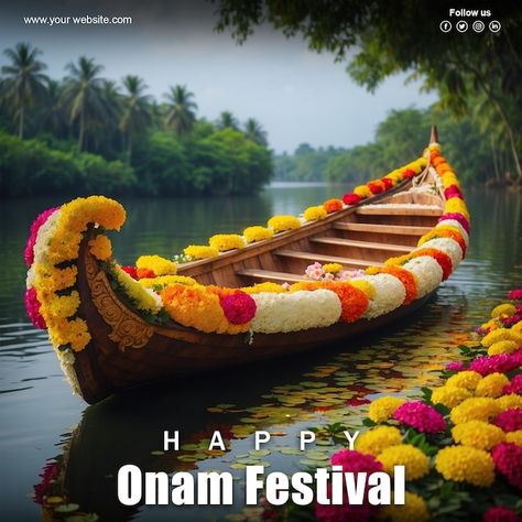 Onam Photoshoot Ideas, Onam Photoshoot, Media Poster Design, Social Media Poster Design, Onam Festival, Happy Onam, Media Poster, Ancient Indian Architecture, Social Media Poster