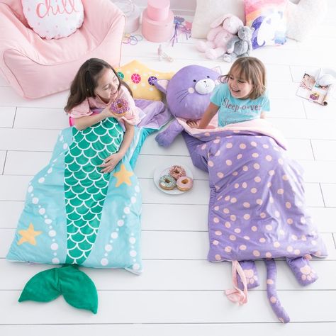 Zoomie Kids Emme Mermaid Dreams Sleeping Bag | Wayfair Mermaid Sleeping Bag, Sea Princess, Pony Birthday Party, Big Sea, Twin Comforter Sets, Toddler Bedding, Nap Mat, Mermaid Dreams