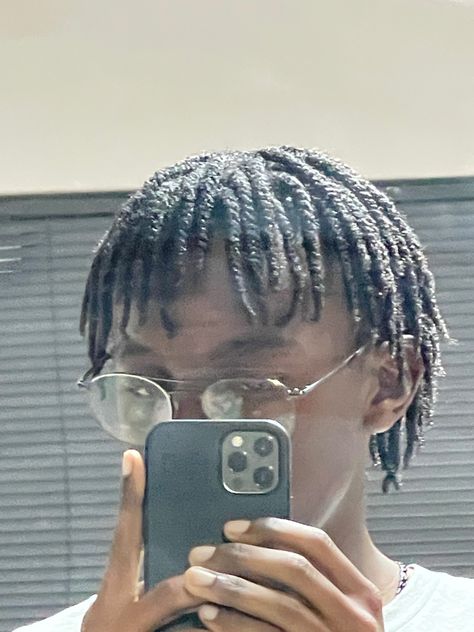 Short Twists Men Hair, Twists Black Men Hair Fade, Short Twists Men, Short 4c Twists, Twist Men Hair Black Man, Short Hair Plaits, Mini Twists Men, Short Twists Black Men Hair, Two Strand Twist Men Short Hair