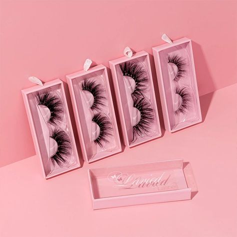 Eye Lash Photography, Mink Individual Lashes, 3d Eyelash Extensions, Eyelash Primer, Eyelash Brands, Lash Packaging, Mink Eyelash Extensions, Lash Business, Eyelash Kit