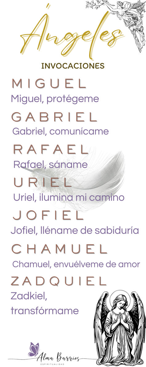 ¿Has invocado alguna vez a los arcángeles? ¿Qué experiencias has tenido? Déjame tu comentario, me encantaría saber tu opinión y compartir experiencias! #angeles #invocacionesangeles Astro Tarot, Sweet Magic, Magick Book, Angel Guidance, My Guardian Angel, Energy Healing Spirituality, Spiritual Tools, Good Prayers, Spiritual Messages