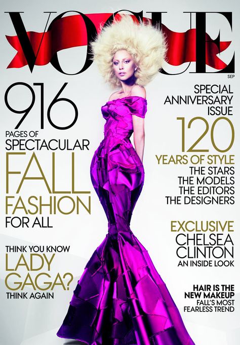 Lady Gaga Graces the September 2012 Cover of Vogue US by Mert & Marcus Alas Marcus Piggott, Mert And Marcus, Vogue Magazine Covers, Magazine Vogue, Vogue Archive, Terry Richardson, Vogue Us, Fashion Cover, Vogue Covers