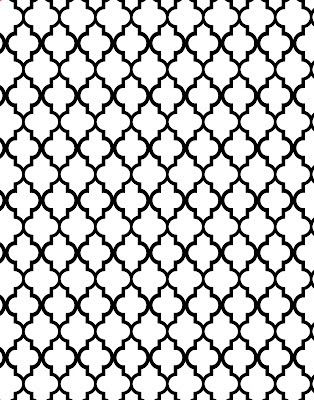 Freebie digi Patterns backgrounds: polka dots, moroccan, quatrefoil and damask! Damask Stencil, Drawing Pictures, Group Ideas, Stencil Templates, Stencil Patterns, Black And White Background, Black And White Pattern, Expressive Art, Diy Decorating