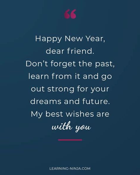 Heart touching and motivational happy new year wishes for friends and family. Show them your appreciation with beautiful new year quotes & greetings. New Year Heart Touching Quotes, New Year Wishes For Best Friend, Happy New Year Dear Friend, New Year Wishes For Lover, Short New Year Quotes, New Year Quotes For Friends, New Year Cards Handmade, Quotes Learning, Study Gram