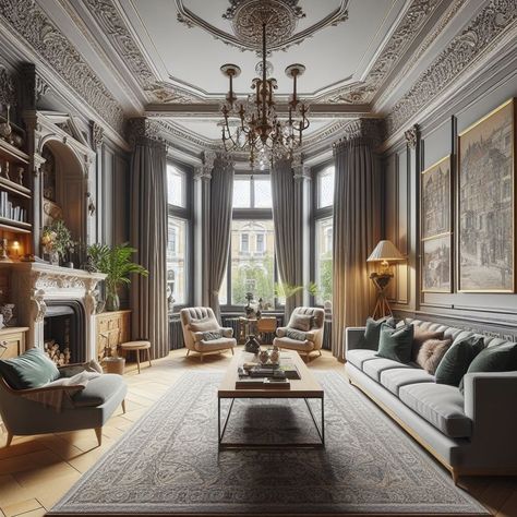 Modern Victorian Living Room Embracing Victorian Elegance Victorian Living Rooms Ideas, Modern Period Living Room, Cosy Victorian Living Room, Victorian Panelling Living Rooms, Victorian Front Room, Victorian Homes Living Room, Period House Interior, Light Victorian Living Room, Victorian Sitting Room Ideas