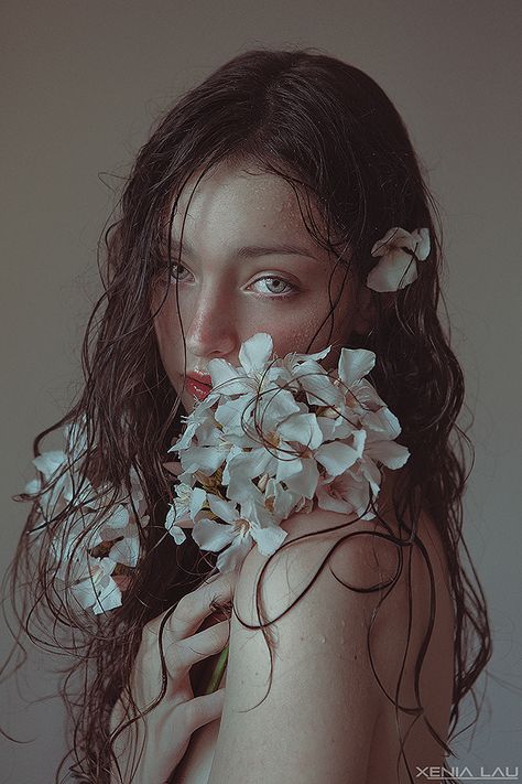 PHOTOTROPISM & the skin of flowers on Behance Xenia Lau, A Photo, Flowers, Photography, Hair