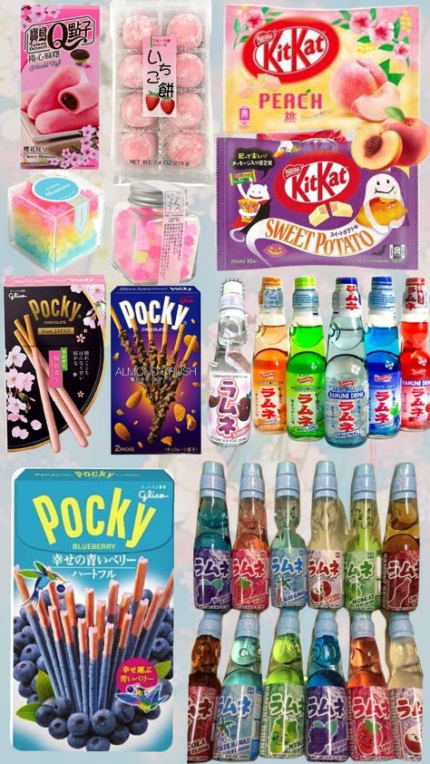 Asian Snacks To Buy, Japanese Convenience Store Food, Asian Snacks Aesthetic, Japanese Snacks Aesthetic, Aesthetic Japanese Food, Polish Snacks, Japanese Snacks Packaging, Snack Room, Snacks Japonais