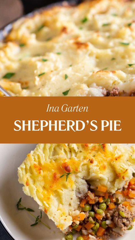 Ina Garten Shepherd’s Pie Shepherds Pie Recipe Half Baked Harvest, Martha Stewart Shepherd's Pie, British Shepherds Pie Recipe, Shepherds Pie Half Baked Harvest, Whole30 Shepherds Pie Recipe, Best Sheppards Pie, Taste Of Home Shepherds Pie, Shepherds Pie Recipe No Peas, Prime Rib Shepherds Pie