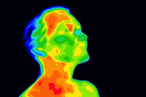 Thermal imaging can reveal just how hard your brain is working Human Body Temperature, Heat Map, Average Body, Thermal Imaging, Cool Tech, Body Heat, Night Vision, Body Painting, Art Inspo