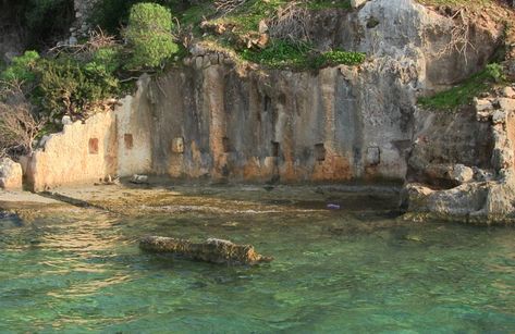 Sunken City Of Kekova In Turkey: Home Of The Ancient "Sea People" - Hidden Inca Tours Turkey Home, Underwater Ruins, Sea Peoples, Sunken City, Underwater City, Mystery Of History, The Villages, Marmaris, Lost City