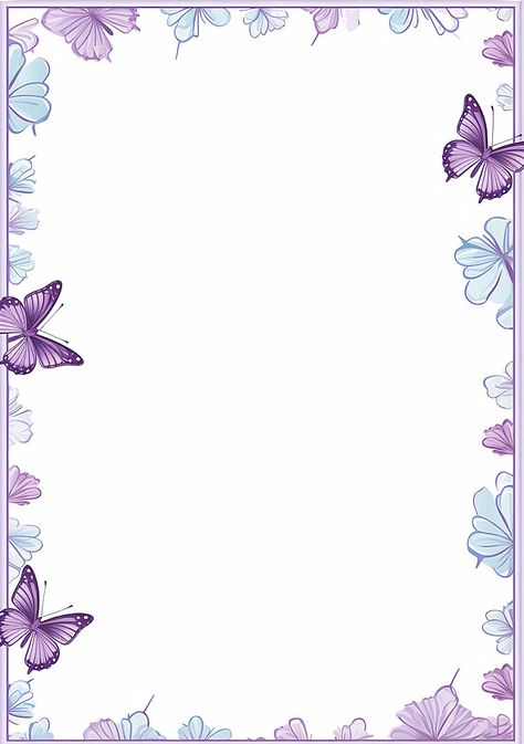 Background Images Butterfly, Butterfly Frame Background, Butterfly Border Design, Background With Border, Page Borders Free, Page Boarders, Background Butterfly, Butterfly Border, Boarders Designs For Projects