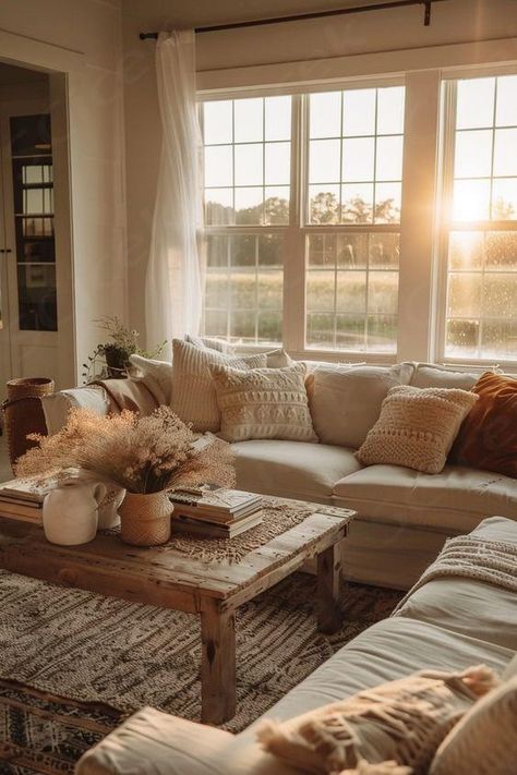 Vintage Simple Living Room, Cute House Interior Aesthetic Living Room, Traditional Farmhouse Decor Living Room, Cozy Country Home Living Room, Rustic Lounge Room Ideas, Farmhouse Interior Ideas Living Room, Cozy Rustic Apartment, Cottage Core Farmhouse Living Room, Fall Farmhouse Interior