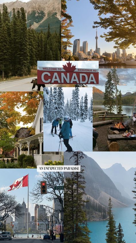 Life In Canada Aesthetic, Canada Wallpaper Aesthetic, Canada Astethic, Canada Wallpaper Iphone, Travel Aesthetic Canada, Canada Vision Board, Vancouver Canada Aesthetic, Toronto Canada Aesthetic, Canadian Aesthetic