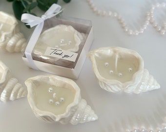 Elegant Wedding Party Favors, Wedding Shell Decor, Wedding Favors Beach Theme, Seashell Bridal Shower Ideas, Coastal Bridesmaid Proposal, Wedding Guest Party Favors, Wedding Gifts For Guests Elegant, Florida Wedding Favors, Coastal Baby Shower Theme