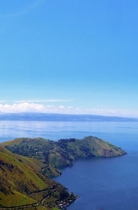 Danau Toba Danau Toba Aesthetic, Medan City, Aesthetic Landscapes, Lake Toba, Wallpaper Estetika, Water Paint, Foto Aesthetic, Ayat Alkitab, Random Pict