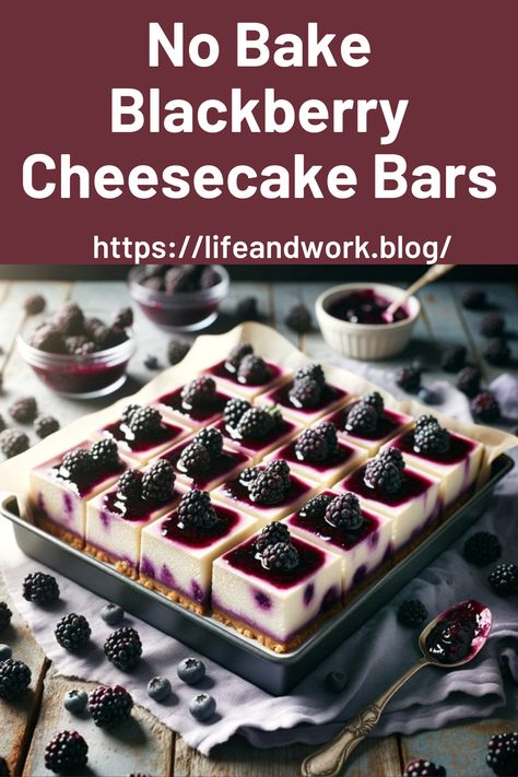 No Bake Blackberry Cheesecake Bars: A Refreshing Summer Delight Blackberry Pie Bars Recipes, Blackberry Cheesecake Brownies, Mixed Berry Cheesecake Bars, Blackberry Cheesecake Brownies Recipe, Stovetop Hot Chocolate Recipe, Blackberry Cheesecake Bars, S’mores Cheesecake Bars, No Bake Cheesecake Bars, Blackberry Cream Cheese