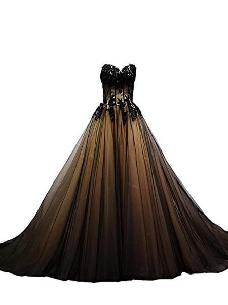 Gothic Prom, Corset Ball Gowns, Gold Lace Dresses, Gold Prom Dresses, Black Tulle, Lace Corset, Gold Lace, Fashion Weeks, Prom Wedding