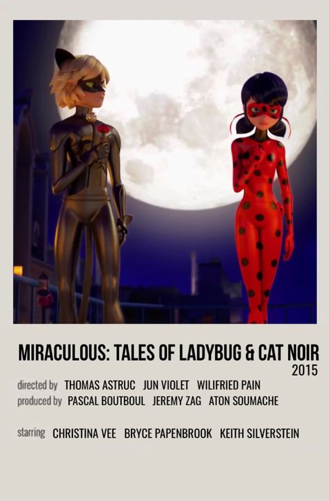 minimal polaroid series poster for miraculous: tales of ladybug & cat noir Photo Song, Movie Character Posters, Ladybug And Chat Noir, Film Polaroid, Ladybug Cat Noir, Movie Card, Ladybug And Cat Noir, Film Posters Minimalist, Miraculous Wallpaper