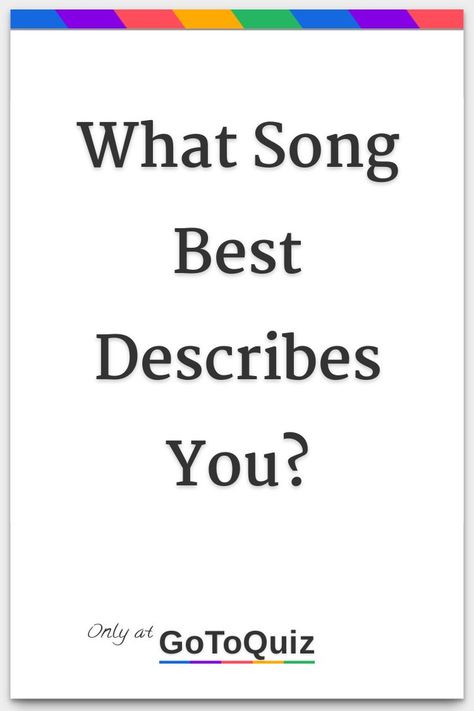 "What Song Best Describes You?" My result: So What by Pink Jordan Sparks, What Is My Aesthetic, Fun Quiz Questions, Aesthetic Quiz, Fun Personality Quizzes, Songs That Describe Me, Describe Your Personality, What's My Aesthetic, Fun Quizzes To Take