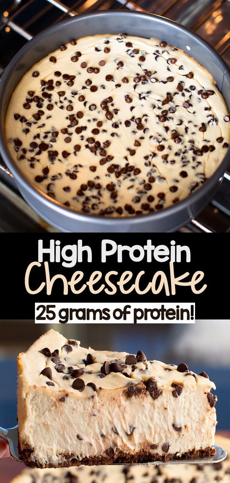 High Protein Cheesecake Recipe (with 25g protein a slice!) Bariatric Cheesecake Recipe, Healthy Easy Low Calorie Meals, South Beach Diet Phase 1 Desserts, High Protein Cheesecake Dip, 1 Up Nutrition Protein Recipes, Healthy Cheesecake Desserts, Clean Simple Protein Recipes, High Protein Blueberry Recipes, High Protein Goat Cheese Recipes