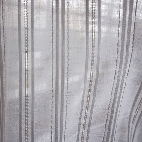 White Light Weight Sheer Leno Weave Stripes Woven Cotton Voile Fabric for dresses, tops, curtains etc.. DM for custom size curtains stitching. Fabric available in our Etsy shop. Link in bio Leno Weave, Fabric For Dresses, Cotton Voile Fabric, Voile Fabric, Cotton Voile, Woven Cotton, Cotton Weaving, White Light, Custom Sizing