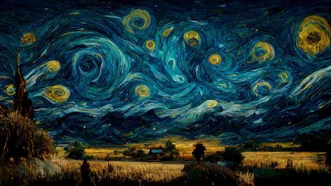 The Starry Night #The Starry Night #windows background # Sunset Simple, Zicxa Photos, فنسنت فان جوخ, Van Gogh Wallpaper, Artist Sketching, Starry Night Wallpaper, Cute Laptop Wallpaper, Arte Van Gogh, Desktop Wallpaper Art