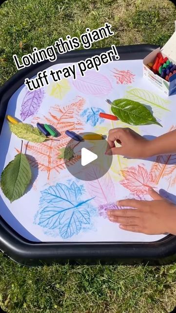 Honey Hive Early Years on Instagram: "🌿🍂🍁🍃Autumn is officially here, we love collecting leaves and creating coloured leaf rubbings. What a game changer with these amazing tuff tray sized paper pads! Had to share from @earlyyearsresources - Leaf rubbing art. 🍁🍂

Go on a scavenger hunt and find different shaped leaves, then use wax crayons to gently rub over the leaves, revealing their intricate patterns and veins on the paper. 
The variety of shapes and textures will make each piece unique!
#learningthroughplaying #learnthroughplay #ScienceForKids #Science #ScienceExperiments #STEMEducation
#STEAM #STEMForKids #KidsScience #activitiesforkids #playideas #eyfsteacher #homeschool #prek #kindergarten #earlyyears #EYFS #preschool #nursery #playgroup #homeschool" Leaf Rubbing Art, Leaf Rubbing, Leaf Rubbings, Honey Hive, Tuff Tray, Instagram Autumn, Wax Crayons, Stem For Kids, Stem Education