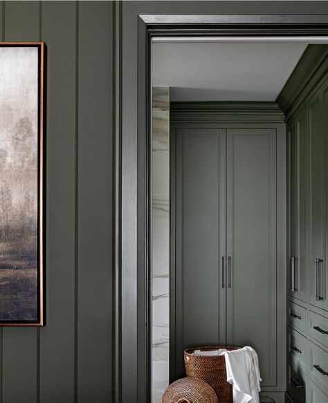 Bm Dark Olive Paint, Chimichurri Green Benjamin Moore, Best Interior Green Paint Colors, Benjamin Moore Dakota Woods Green, Grey Sage Paint Color, Green Moody Paint Colors, Dark Mossy Green Paint Colors, Behr Moody Green, Best Green Paint For Office