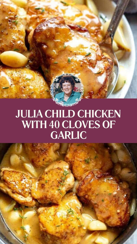 Julia Child Chicken With 40 Cloves Of Garlic Julia Childs Best Recipes, Chicken Chives Recipe, Chicken With Forty Cloves Of Garlic, 40 Cloves Garlic Chicken, Chicken And 40 Cloves Of Garlic, 40 Garlic Chicken Recipes, 40 Clove Chicken, 40 Clove Garlic Chicken Instant Pot, Chicken 40 Cloves Garlic