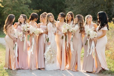 Blush Pink Mismatched Bridesmaids, Mismatched Bridesmaid Dresses Pink Blushes, Blush And Champagne Bridesmaid Dresses, Mismatch Blush Bridesmaid Dresses, Champagne And Pink Bridesmaid Dresses, Pink And Champagne Bridesmaid Dresses, Mixed Pink Bridesmaid Dresses, Light Pink Bridesmaid Dresses Mismatched, Blush Bridesmaid Dresses Mismatched