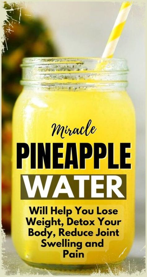 Pineapple Detox, Pineapple Water, Pineapple Drinks, Baking Soda Beauty Uses, Detoxify Your Body, Detox Your Body, Smart Things, Water Recipes, Healthy Smoothie