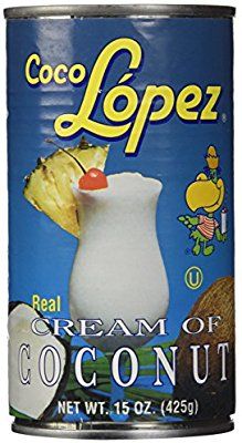 Amazon.com : Coco Lopez - Real Cream of Coconut - 15 Ounce Can - Original Fresh Authentic Coconut Cream (6 Pack) : Coconut Sauces : Grocery & Gourmet Food Pina Colada Recipe Coco Lopez, Pina Colada Cake Recipe, Pina Colada Poke Cake, How To Make Coquito, Easy Pina Colada Recipe, Coconut Pineapple Cake, Pineapple Filling, Virgin Pina Colada, Pina Colada Cake