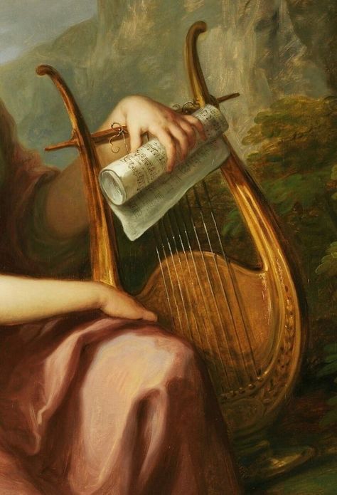 Apollo's Cabin, Lyre Instrument, Angelica Kauffmann, Apollo Aesthetic, Apollo Cabin, Achilles And Patroclus, Rennaissance Art, Greek Gods And Goddesses, A Muse