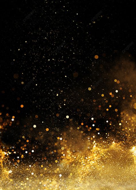 Black Theme Gold Granules Dust Background Dust Background, Black And Gold Background, Black Theme, Room Background, Gold Dust, Cartoon Background, Gold Background, Envato Elements, Light Effect