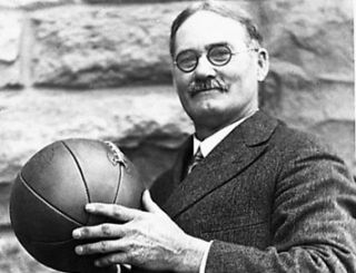 THIS DATE IN HISTORY: Naismith invents basketball on Dec. 21, 1891 | Channels - McGill University Summer Olympics, James Naismith, Peach Basket, Kansas Basketball, Mcgill University, Rugby Team, Indoor Sports, Popular Sports, Wnba