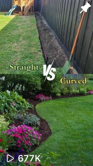 Contract Link | LANDSCAPE EDGING ALTERNATIVE: Huge shoutout to @the.lawn.dad for this brilliant landscaping inspiration! 💡🌳 As fellow Landscapers, we love... | Instagram Inexpensive Landscape Edging Ideas, Rubber Landscape Edging, Rubber Edge Border Landscapes, Mowable Lawn Edging, Instagram Landscape, Lawn Alternatives, Landscaping Inspiration, Landscape Edging, Landscape Construction