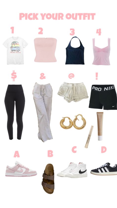 I think id pick 2@B Pick Your Outfit, School Summer Outfits, Cute Middle School Outfits, Middle School Outfits, Your Outfit, School Outfits, Middle School, Summer Outfits, Wardrobe