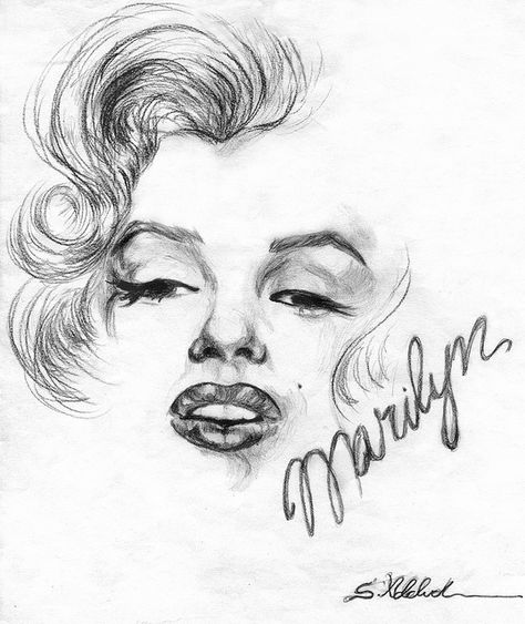 Copia de dibujo | Artist: Susana Adalid  | This image first pinned to Marilyn Monroe Art board, here: http://pinterest.com/fairbanksgrafix/marilyn-monroe-art/ || #Art #MarilynMonroe Marilyn Monroe Sculpture, Marilyn Monroe Drawing, Marilyn Monroe Tattoo, Marilyn Monroe Pop Art, Marilyn Monroe Painting, Marilyn Monroe Artwork, Marilyn Monroe Portrait, Marilyn Monroe Art, Marilyn Monroe Photos