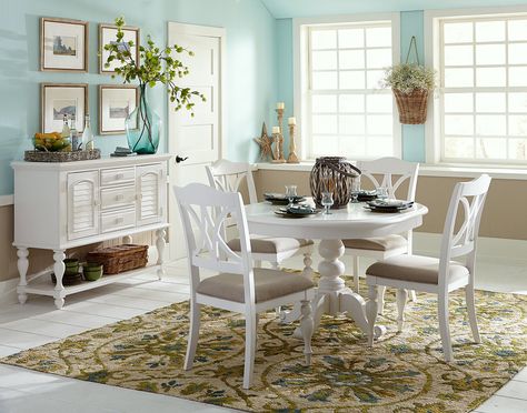 Kane Furniture, Round Dining Room Sets, Round Pedestal Dining, Round Pedestal Dining Table, Oyster White, Round Dining Room, White Dining Room, Coaster Furniture, Pedestal Dining Table