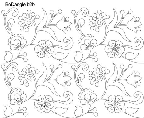 Bodangle digital pantograph designed by Anne Bright Embroidery Template, Border Embroidery Designs, Bead Embroidery Patterns, Border Embroidery, Embroidery Motifs, Handwork Embroidery Design, Embroidery Patterns Free, Hand Embroidery Design Patterns, Crewel Embroidery