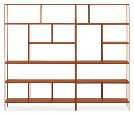 Foshay Bookcase Wall Units in Colors - Modern Bookcases & Shelving - Room & Board Modern Storage and Entryway Furniture - Room & Board Foshay Bookcase, Modern Storage Furniture, Bookcase Wall Unit, Cool Bookshelves, Entryway Inspiration, Bookcase Wall, Wall Shelves Design, Modern Bookcase, Furniture Room