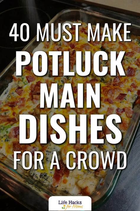 Make Ahead Potluck Ideas, Best Casserole For A Crowd, Confirmation Meal Ideas, Recipes To Feed A Crowd Cheap, Make Ahead Group Meals, Recipes To Feed 100 People, Cheap Casseroles For A Crowd, Meal Ideas For A Large Group, Cheap Meal For Large Group