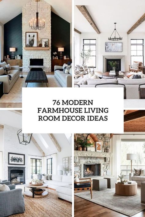 modern farmhouse living room decor ideas Modern Farmhouse Den Ideas, Modern Farmhouse Lounge Room, Modern Farmhouse Living Room Decor Ideas, Modern Country Decor Living Room, Modern Farmhouse Great Room, Modern Farmhouse Living Room Joanna Gaines, Small Modern Farmhouse Living Room, Farmhouse Transitional Living Room, Modern Farmhouse Decor Living Room