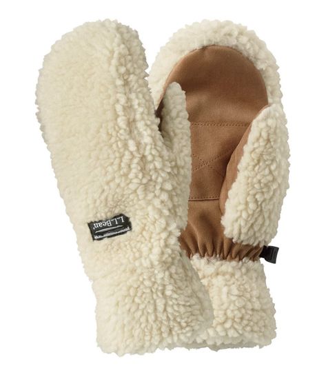 Fleece Mittens, Fleece Gloves, Fleece Hat, Ski Gloves, Fleece Coat, Womens Gloves, Sherpa Fleece, Ll Bean, Waxed Cotton