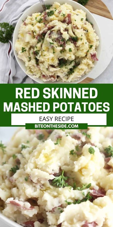 Crockpot Red Potatoes Mashed, Applebees Mashed Potatoes Recipe, Mashed Potatoes Recipe Red Potato, Red Potato Mashed Potatoes, Red Mashed Potatoes Recipe, Red Skin Mashed Potatoes Recipe, Red Skinned Mashed Potatoes, Mashed Red Potatoes Recipe, Russet Mashed Potatoes