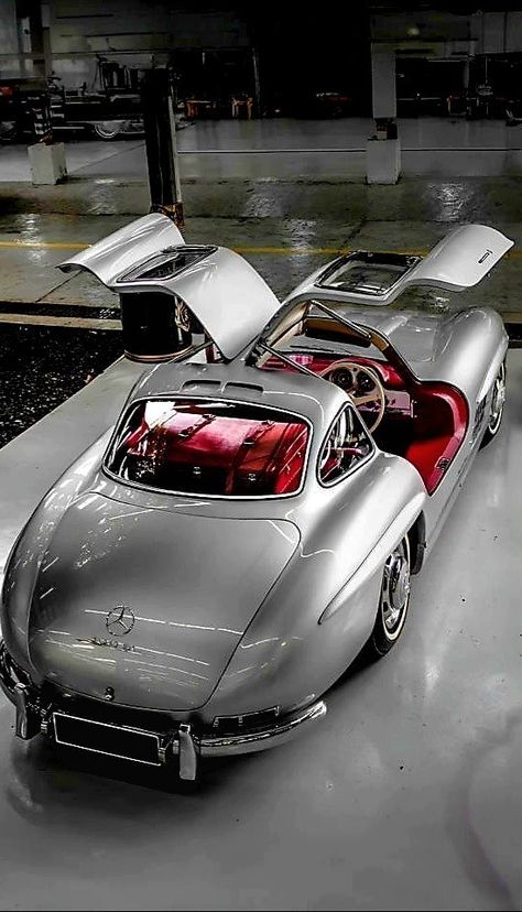 Mercedes Benz 300 Sl Gullwing, 300 Sl Gullwing, 300sl Gullwing, Mercedes Benz 300 Sl, Old Mercedes, Mercedes 300, Mercedes 300sl, Automotive Artwork, Mercedes Sl